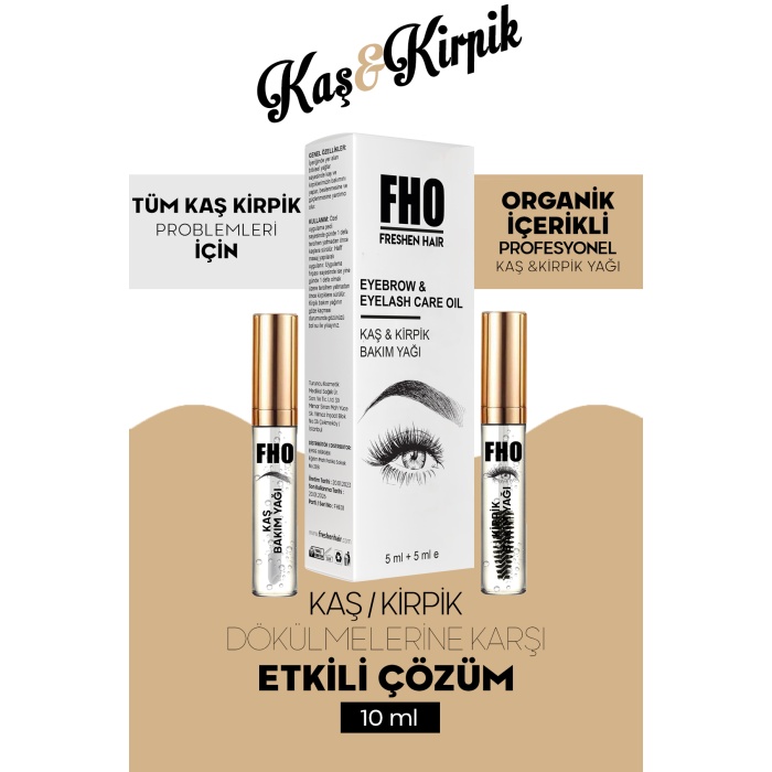 Freshen Eye Bitkisel Kaş & Kirpik Bakım Serumu 10 ml