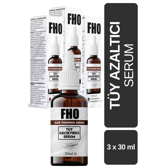 Tüy Dökücü Tüy Azaltıcı Ve Nemlendirici Serum 3x30ml