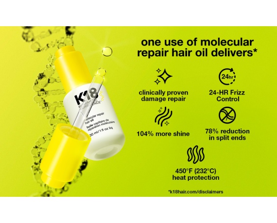 K18 Molecular Repair Kuru Saçlar Bakım Yağı 30ml