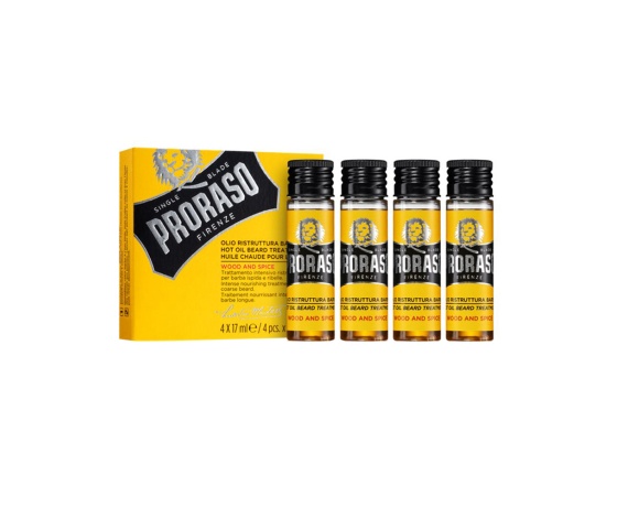 Proraso Wood Spice Sakal Bıyık Bakım Yağı Sıcak Uygulama 4X17ml