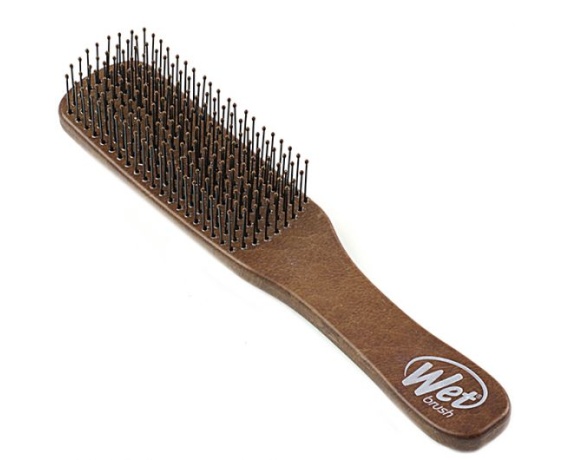 Wet Brush Mens Detangler Saç Fırçası Kahverengi