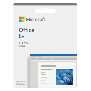 Microsoft Office Ev 2024 Türkçe ESD Lisans TR/ENG Win/Mac