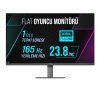 Warp WRP24-165-B 23.8 165HZ 1MS RGB Flat (HDMI + DP) Freesync + G-Sync Full HD Oyuncu Monitörü (OUTLET)