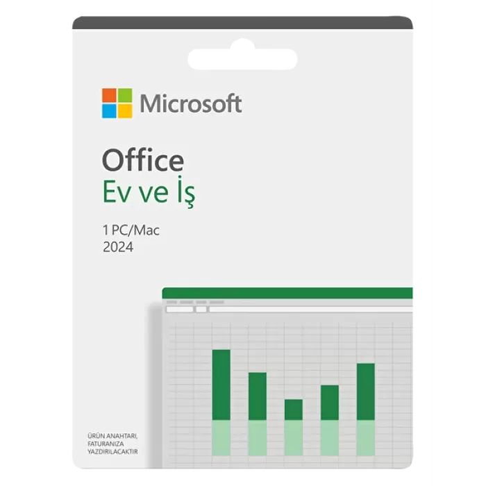 Microsoft Office Ev ve İş 2024 ESD Lisans TR/ENG Win/Mac