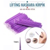 Grck  Lifting Maskara Kirpik Micro Stick Fırça 100 Adet 717009 Efsn