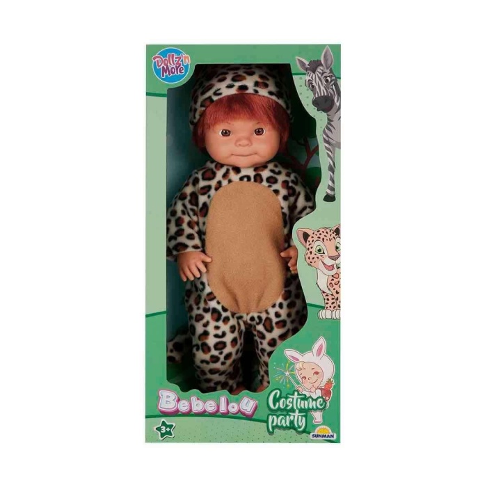 Grck 40041 Bebelou Hayvan Kostümlü Bebek 40 Cm Efsn