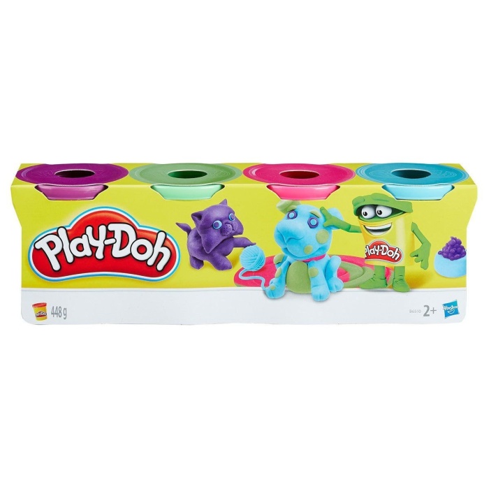 Grck B5517  Play-Doh 4Lü Hamur / +2 Yaş Efsn