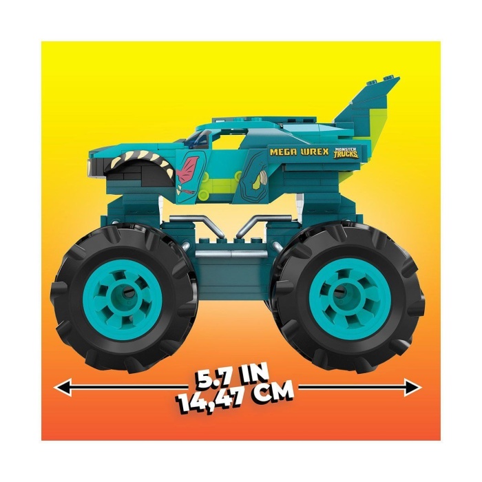 Grck Hdj95 Mega, Hot Wheels Wrex Monster Truck, 187 Parça, +5 Yaş Efsn