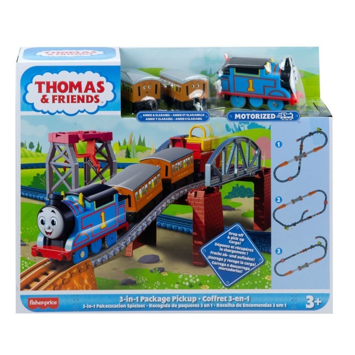 Grck Hgx64 Thomas Ve Arkadaşları  3ü 1 Arada Kargo Macerası Oyun Seti Efsn