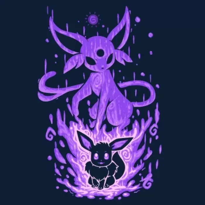 Eevee/Espeon Evrim Hueforge Sanatı P_952849