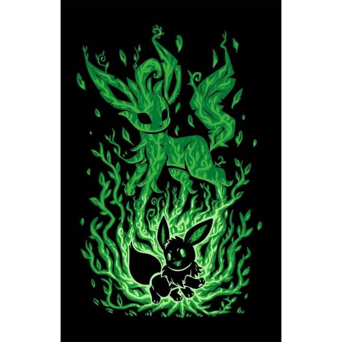 Eevee/Leafeon Evrimi Hueforge Sanatı P_952863