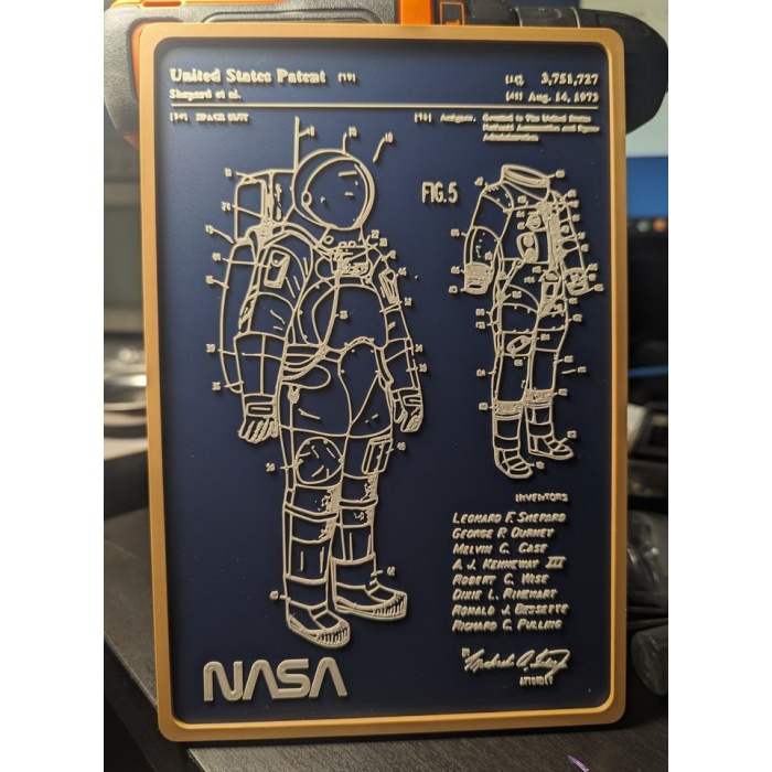 NASA Astronot/Uzay Giysisi Patent Sanatı P_625699