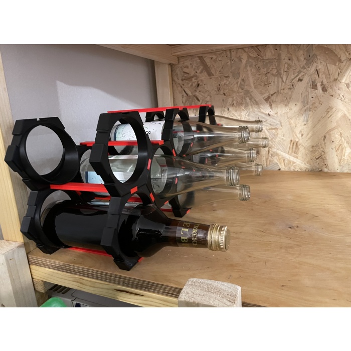 Modüler şarap, şişe rafı P751378