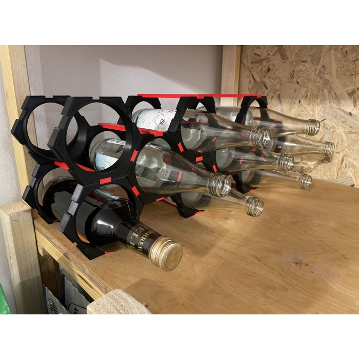 Modüler şarap, şişe rafı P751378