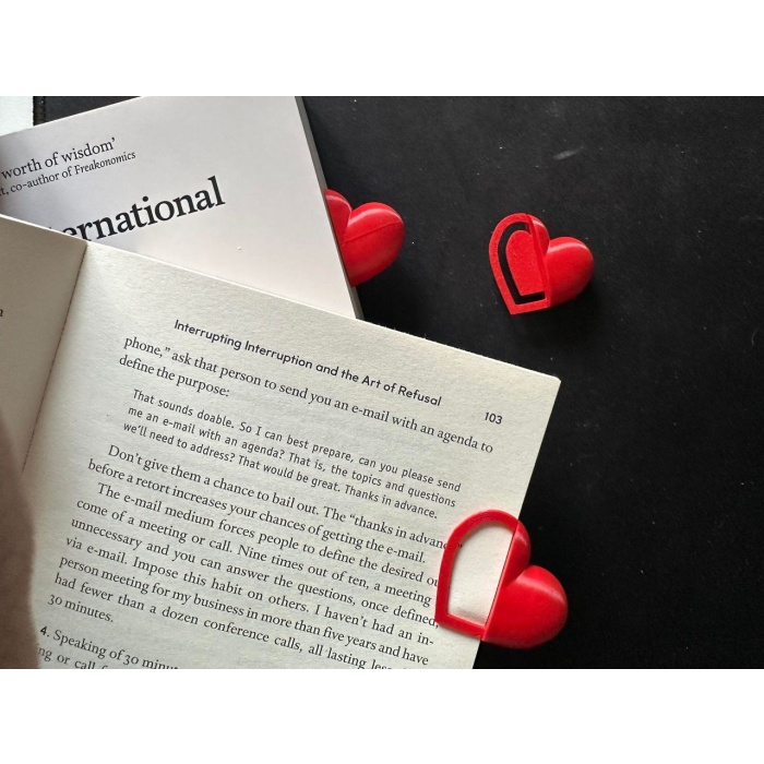 Mini Heart Bookmark P747860