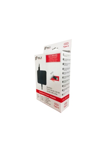 Valx LA-20125 Type-C Adaptör 5V/9V/12V/15V/20V/3A