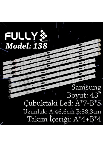 Fully Set-138 Tv Led Samsung 43