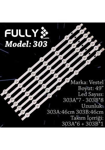 Fully Set-303 Tv Led Vestel 49