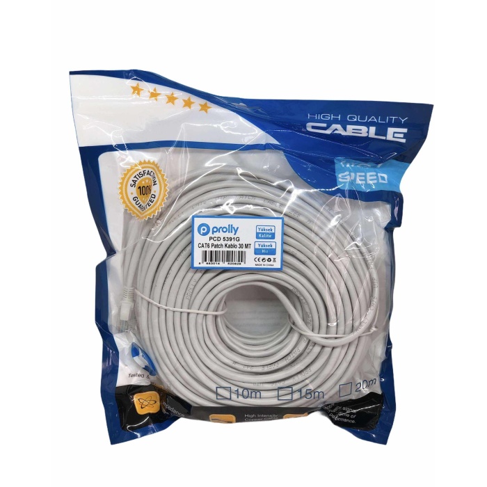 Prolly PCD 5391G CAT6 Patch Kablo 30 MT