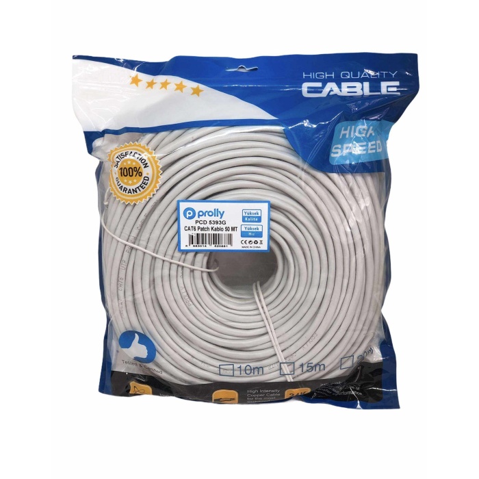 Prolly PCD 5393G CAT6 Patch Kablo 50 MT