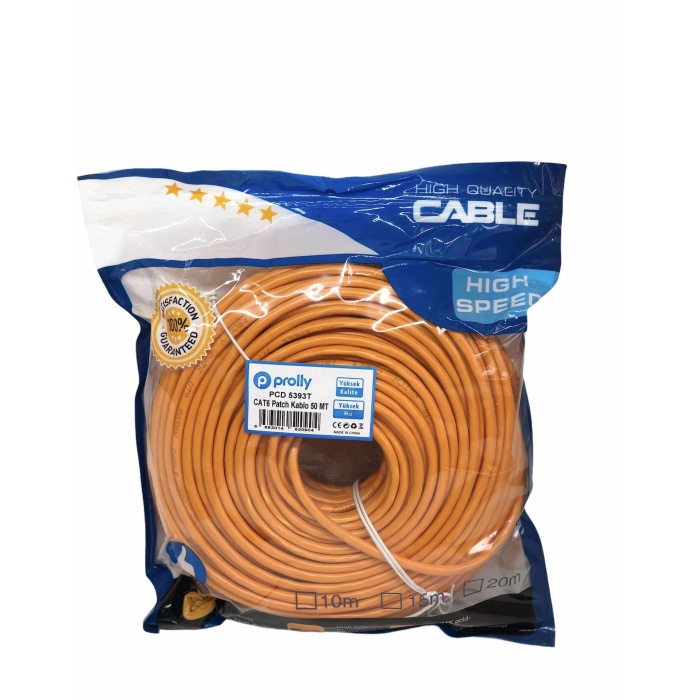 Prolly PCD 5393T CAT6 Patch Kablo 50 MT