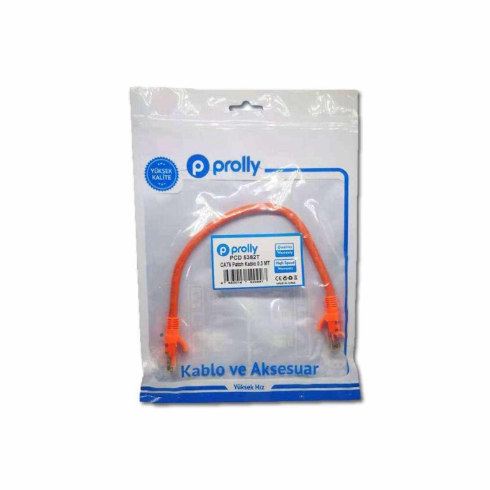 Prolly PCD 5382T CAT6 Patch Kablo 30 CM