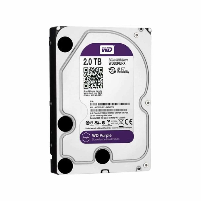 WD Purple 2TB HDD 3,5 Sata3 2