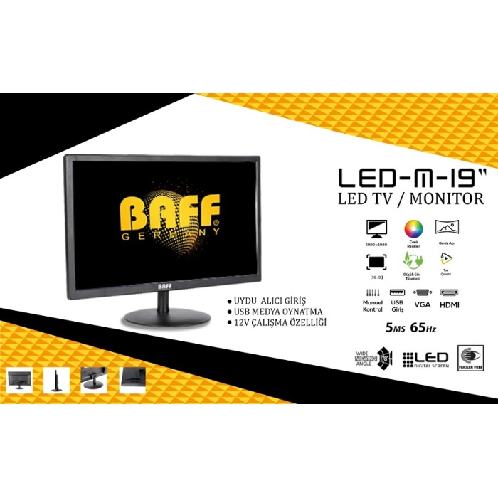 Baff LED-M-19 19 Led Monitör