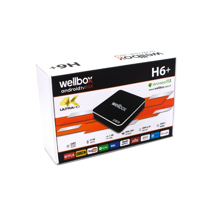 Wellbox WX-H6+ Android Tv Box 4/32