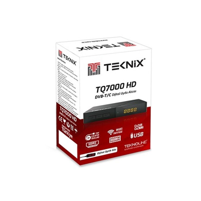 Teknix TQ 7000 HD DVBC Uydu Alıcısı