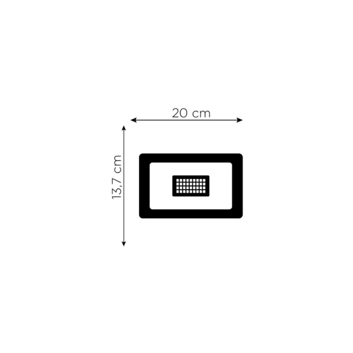 Zmr 50W IP65 Slim Led Projektör 6500K