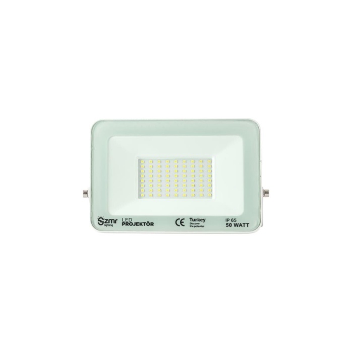 Zmr 50W IP65 Slim Led Projektör 6500K