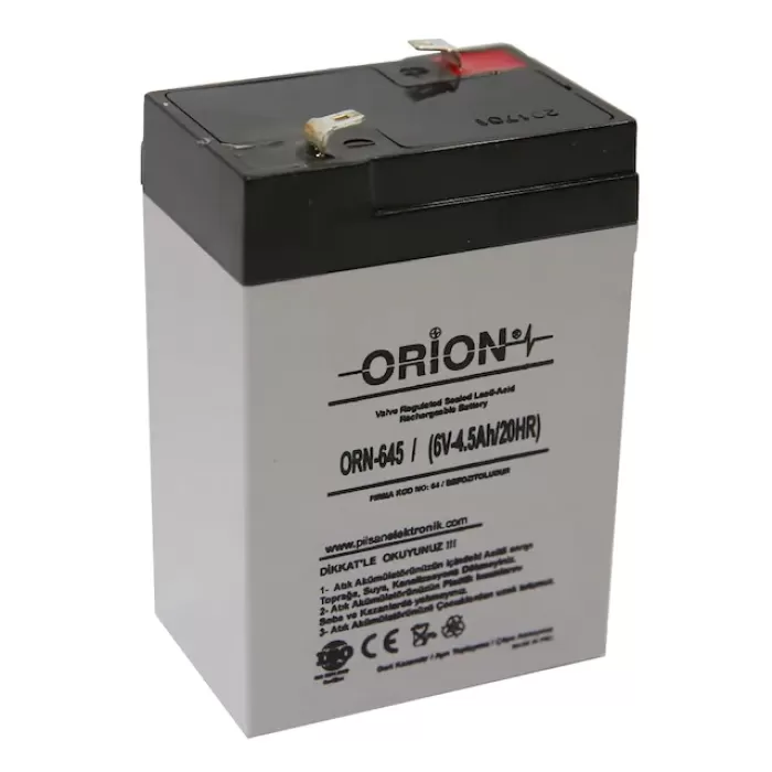 Orion ORN 645 6V 4,5A Kuru Akü