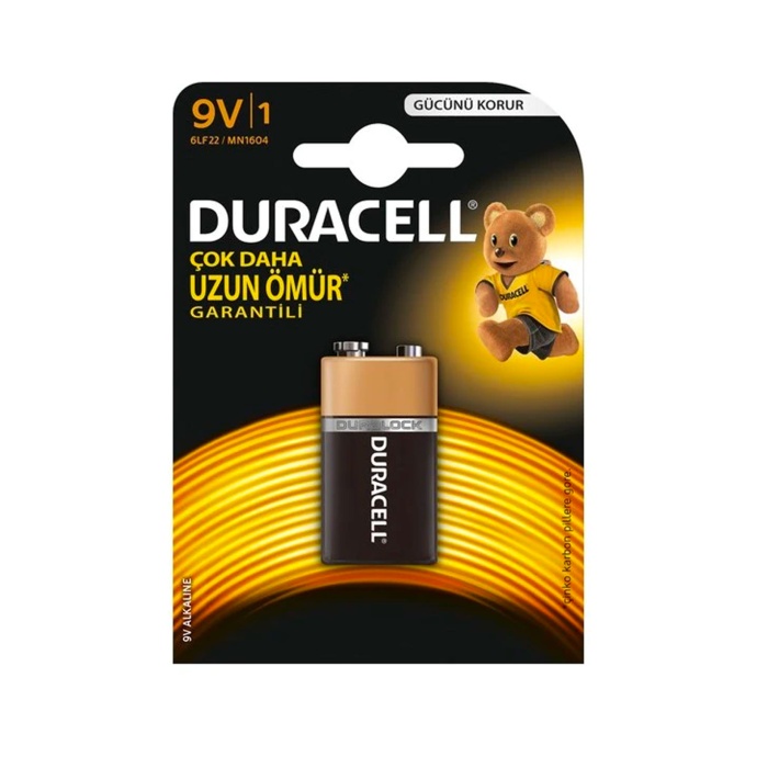 Duracell MN1604 9V Pil