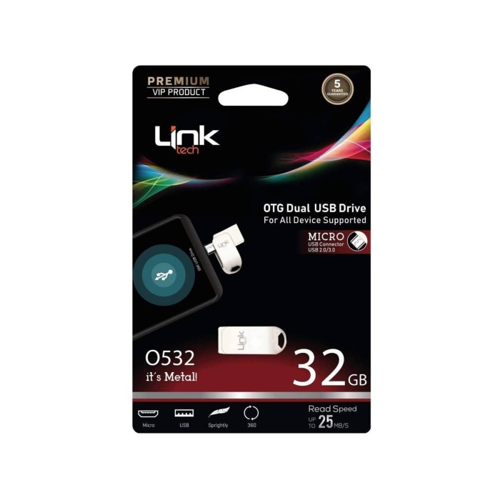 Linktech O532 32GB Otg Dual Usb Bellek