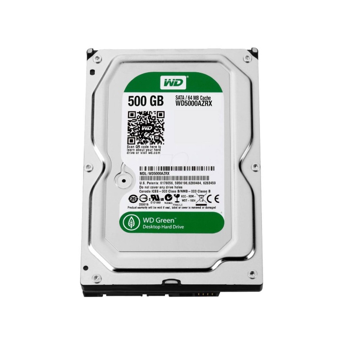 WD GreenPower 500GB HDD 3,5 Sata3