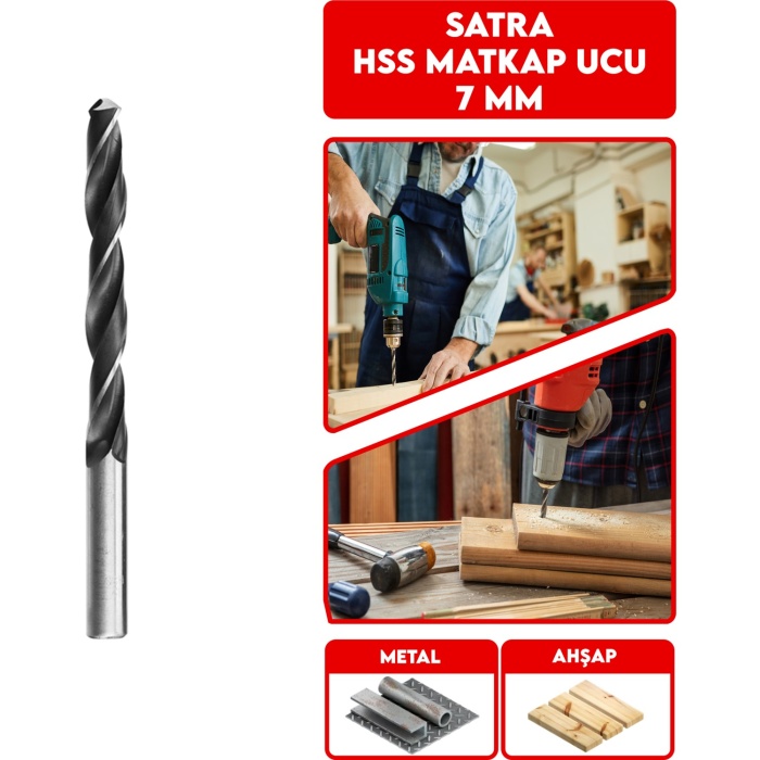 Satra-Hss Matkap Ucu 7,0mm
