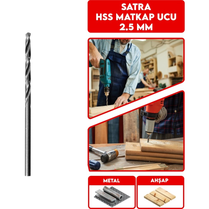 Satra-Hss Matkap Ucu 2,5mm