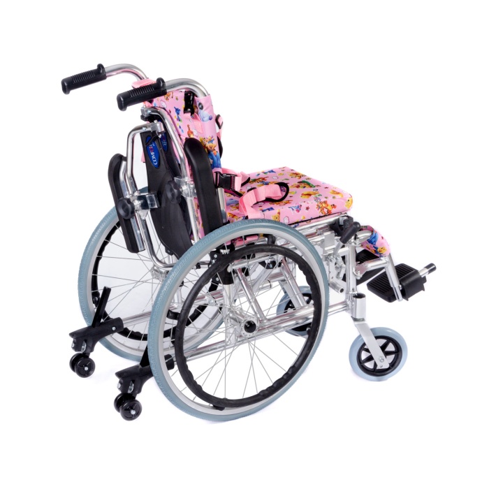 COMFORT PLUS KY980LQ-30 PEDİATRİK TEKERLEKLİ SANDALYE PEMBE-LACİVERT