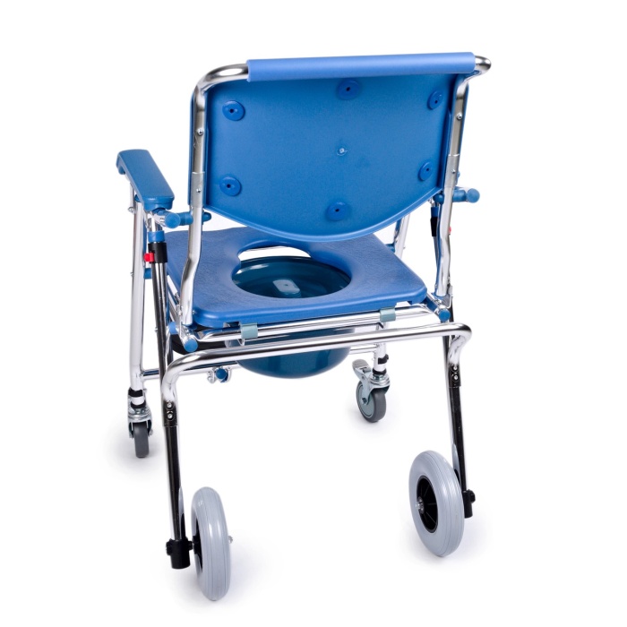 COMFORT PLUS DM-69 ALÜMİNYUM BANYO TUVALET ÖZELLİKLİ TEKERLEKLİ SANDALYE