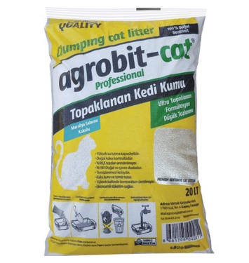 Agrobit Cat Marsilya Sabunlu Doğal Kedi Kumu 20 lt