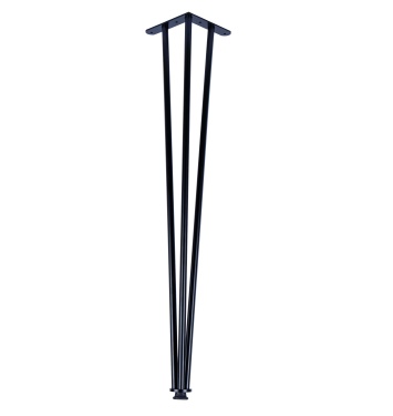 4 Adet Çeşme Metal Ahşap ve Kütük Sehpa Ayağı 60 cm