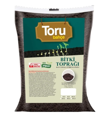 Toru Bahçe Hayvan Gübresi Katkılı Bitki Yetiştirme Toprağı 20 lt
