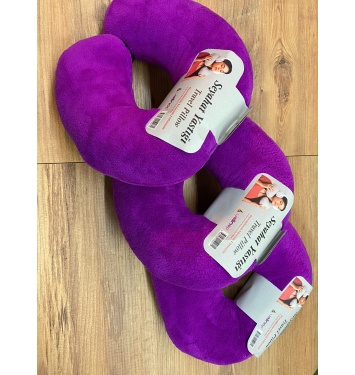 Grande Home Wellmop Seyahat Boyun Yastığı 3 Adet Mor