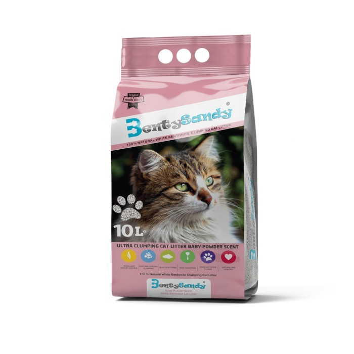 BENTYSANDY KEDİ KUMU BENTONİT PUDRALI 10LT