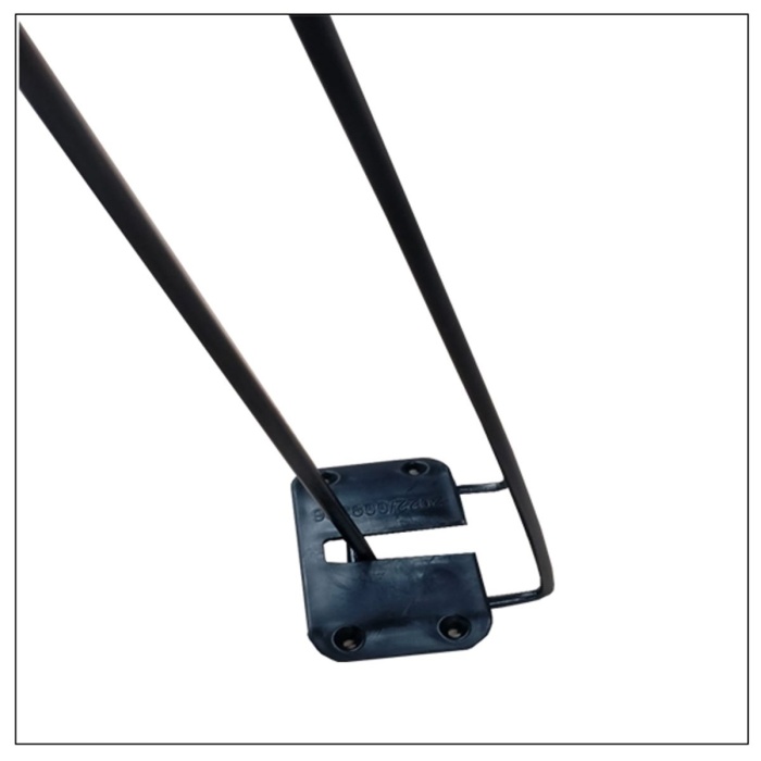 Grande Home Perge 3 lü Metal Firkete Ahşap ve Kütük Sehpa Ayağı 46 cm