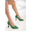 Kadın Yeşil stiletto