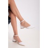 Kadın 3 cm Topuklu Günlük Yazlık Ayakkabı Beyaz