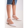 Kadın 3 cm Topuklu Günlük Yazlık Ayakkabı Beyaz