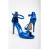 Kadın Gece Ayakkabısı Neon Mavi